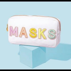 NWT Stoney Clover Lane MASKS Small Travel Pouch